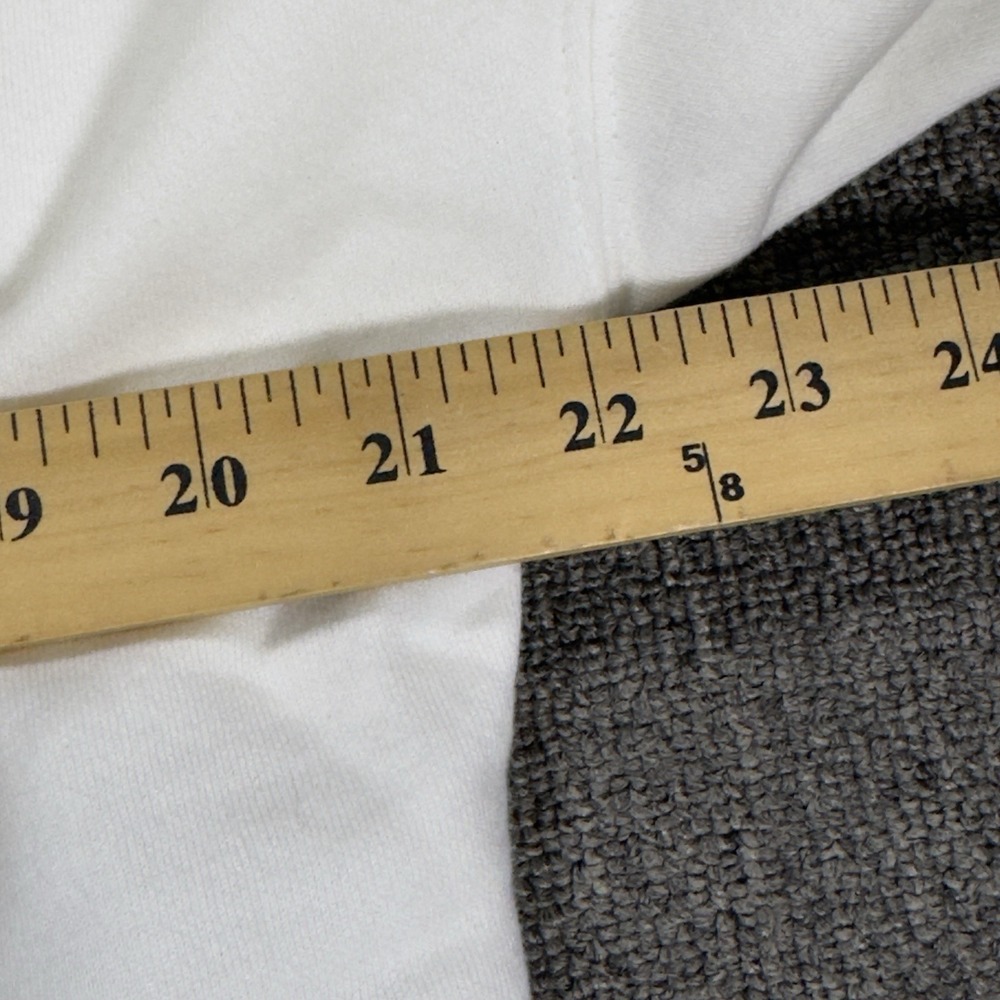 Fabletics Skye Tie Open Back Pullover Large White… - image 8